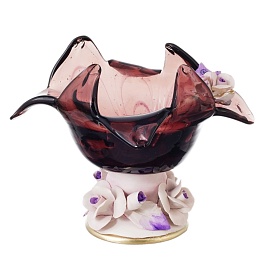 Конфетница White Cristal Гранат малая