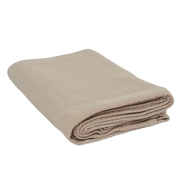 Покрывало вафельное 230 х 250 см Tkano Ethnic бежевый