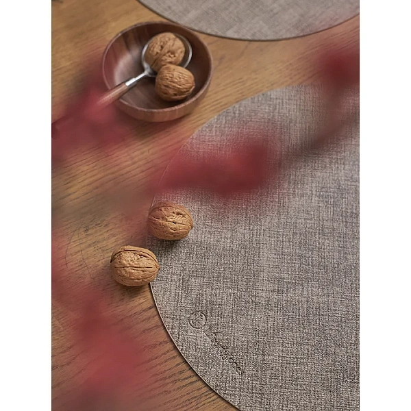 Набор салфеток сервировочных Ø35 см Leanera песочный