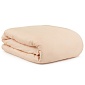 Комплект постельного белья полутораспальный Tkano Essential из сатина бежево-розовый