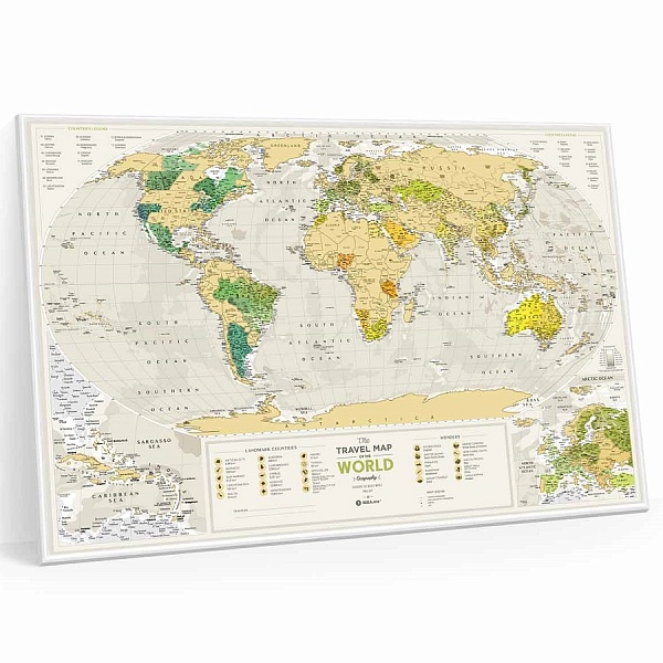 Карта Travel Map Geography World