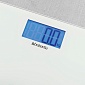 Цифровые весы для ванной комнаты на батарейках Brabantia белый