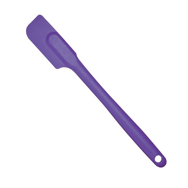 Лопатка половинчатая Mastrad из силикона, фиолетовая