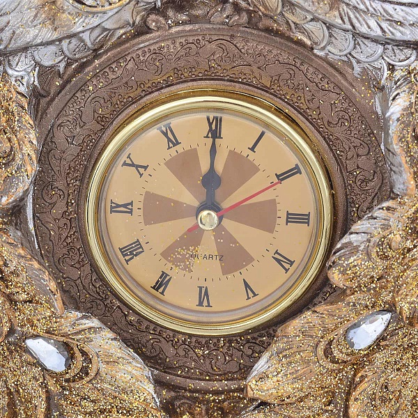 Часы кварцевые 16 х 11 х 30 см Royal Classics Павлины
