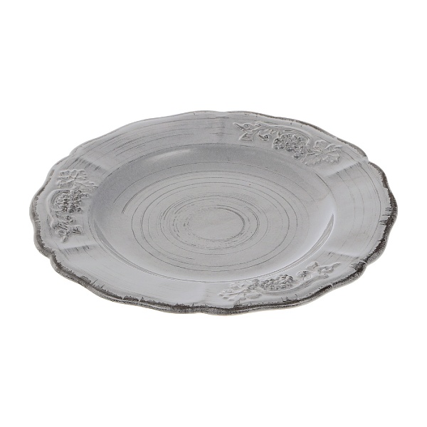 Тарелка 27 см Royal Stoneware Барокко серый