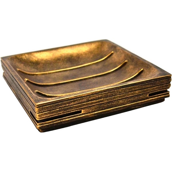 Мыльница Ridder Brick Antik бронзовый