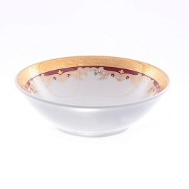 Набор салатников 13 см Thun Кристина красная лилия 6 шт