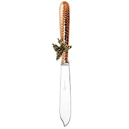 Нож для рыбы 22 см Кольчугинский мельхиор Бабочки