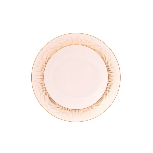 Набор тарелок суповых 23,5 см Falkenporzellan Deluxe Shape Rio White Gold 6 шт.