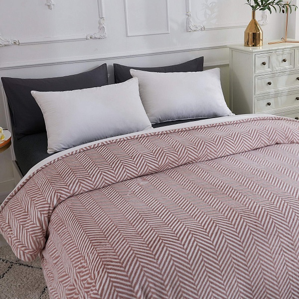 Плед 220 х 240 см Sofi de Marko Флоренс пепельная роза