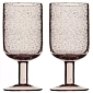 Набор бокалов для вина 2шт 410мл Flowi розовый