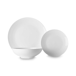 Набор обеденный на 4 персоны Maxwell & Williams Белая коллекция 12 предметов фарфор