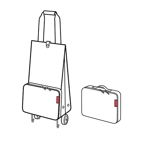 Сумка на колёсиках Reisenthel Foldabletrolley glencheck red