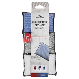 Набор спонжей 3 шт. из микрофибры Nordic Stream