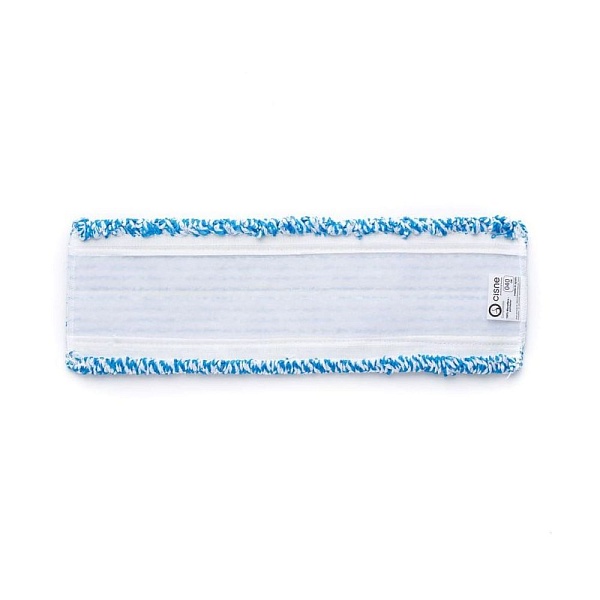 Насадка для швабры с липучкой 40 см Cisne синий-белый