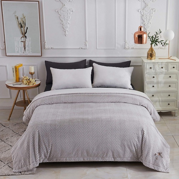 Плед 220 х 240 см Sofi de Marko Флоренс серый