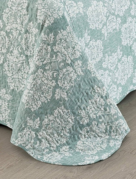 Комплект покрывало и наволочки Sofi de Marko Пэчворк №39 зелёный