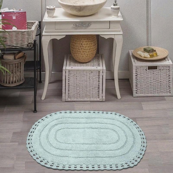 Набор ковриков для ванной Sofi de Marko Yana 2 шт ментоловый