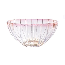 Фруктовница 30 см Bohemia Gold Oval розовый