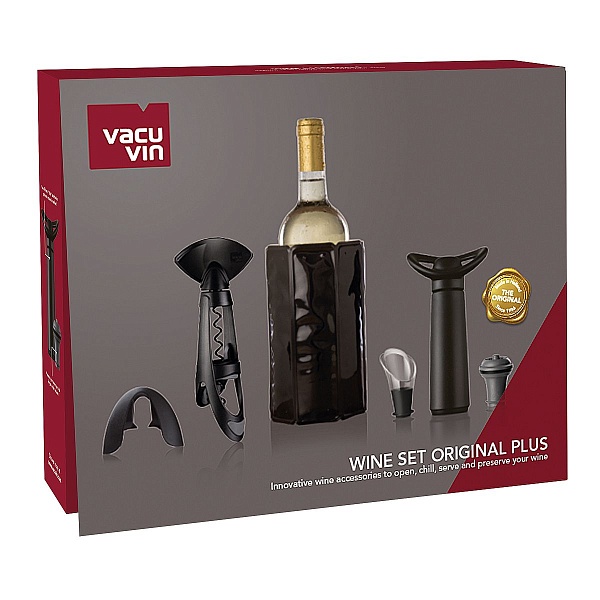 Подарочный набор для вина Original Plus из 6 предметов Vacu Vin