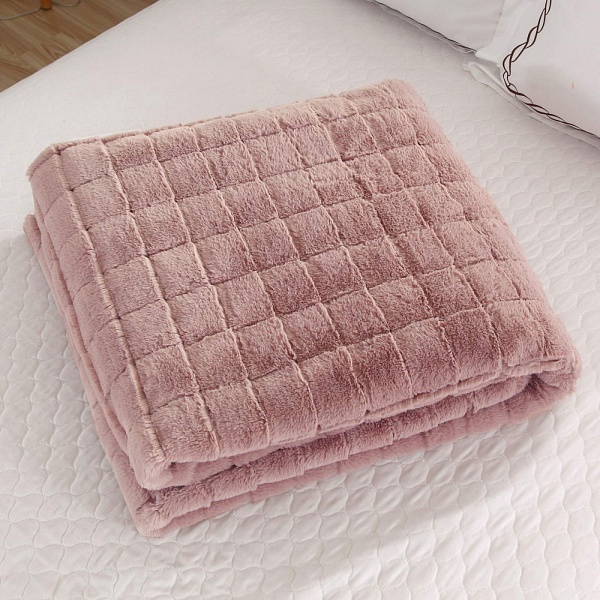 Покрывало 160 х 220 см Sofi de Marko Мадлен пепельная роза