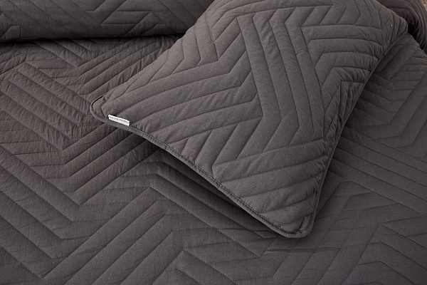 Мориц (антрацит) Покрывало 160х220