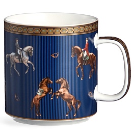 Кружка 400 мл Lefard Horse Club синяя