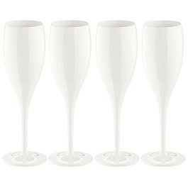 Набор бокалов для шампанского 4 шт. 100 мл Superglas Cheers no. 1 белый