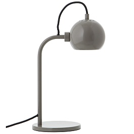 Лампа настольная 24 х 34 см Frandsen Ball тёмно-серый глянцевый