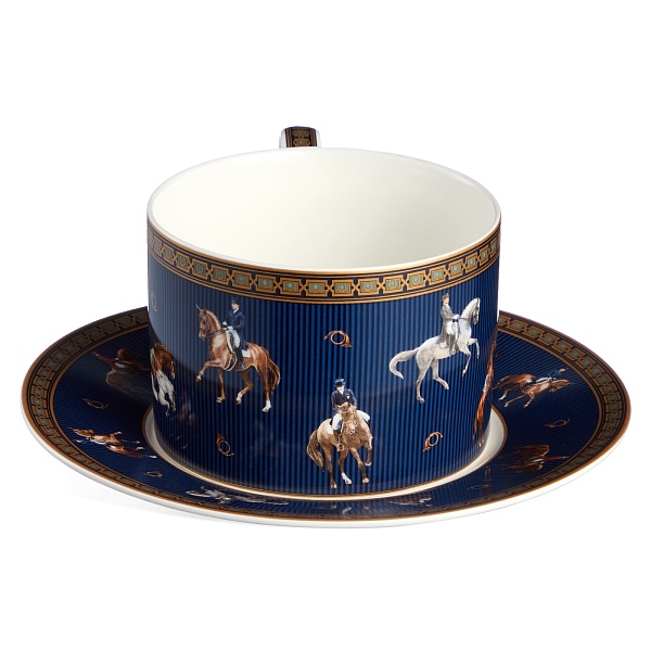 Пара чайная 300 мл Lefard Horse Club синяя