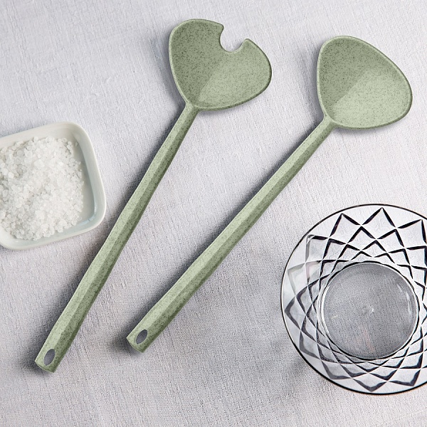 Приборы для салата Crystal Salad organic серые