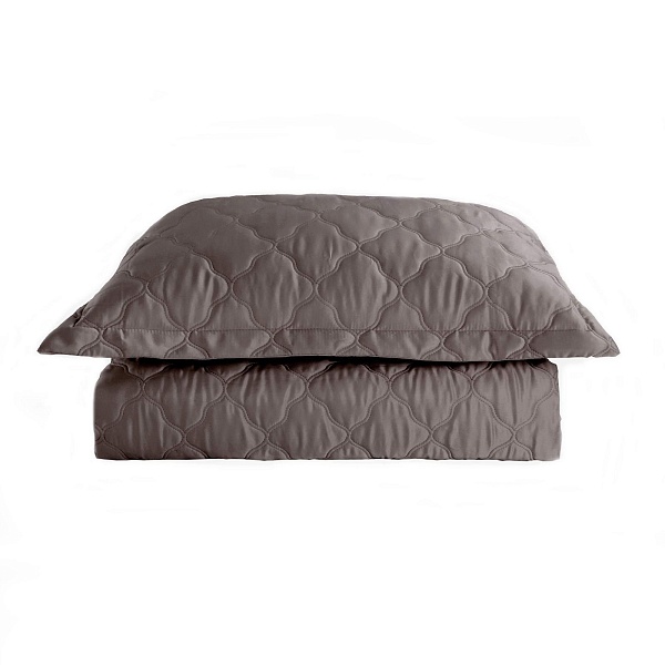 Комплект из покрывала и двух наволочек 240 х 260 см Sofi de Marko Одри шоколадный