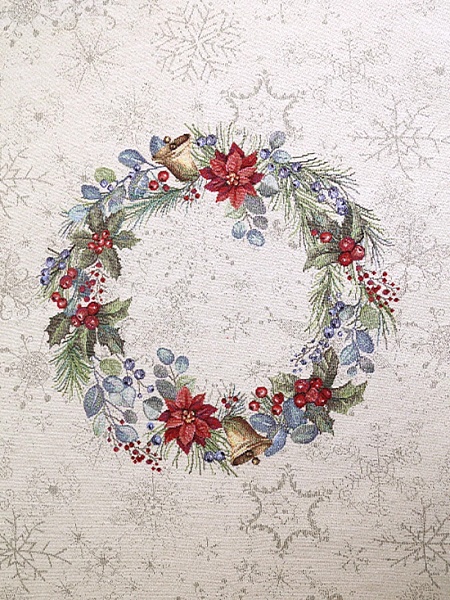 Скатерть 140 х 240 см Le Gobelin Елочные украшения