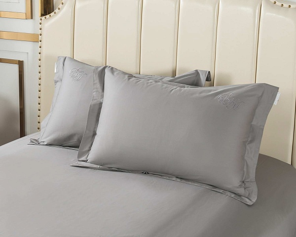 Комплект постельного белья евро Sofi de Marko Нельсон №9 серый