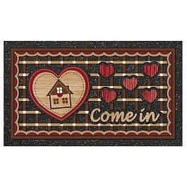 Коврик придверный 40 х 68 см Euroflock Format Kolor С любовью