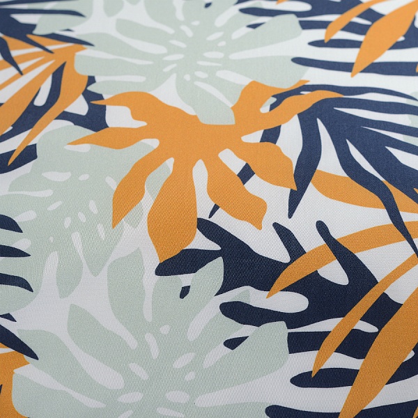 Комплект постельного белья из сатина евро Tkano Leaves шафран