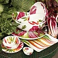 Блюдо сервировочное 33 х 22 см Taitu Erbette Dieta Mediterranea Vegetables