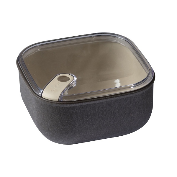 Контейнер квадратный 420 мл Omada Pull Box коричневый