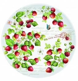 Тарелка десертная ROMANTIC STRAWBERRY 19 см в подарочной упаковке