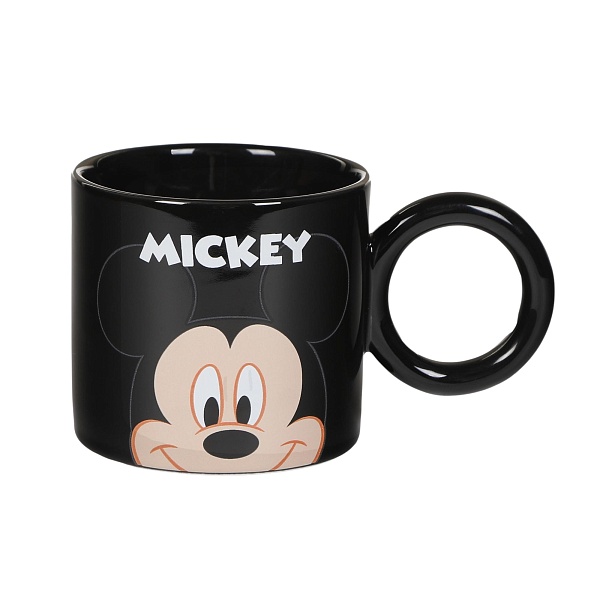 Набор посуды  Микки Маус, черный/белый