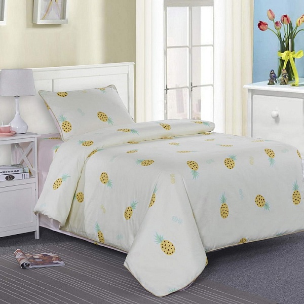 Комплект постельного белья детский Sofi de Marko Ананасик молочный