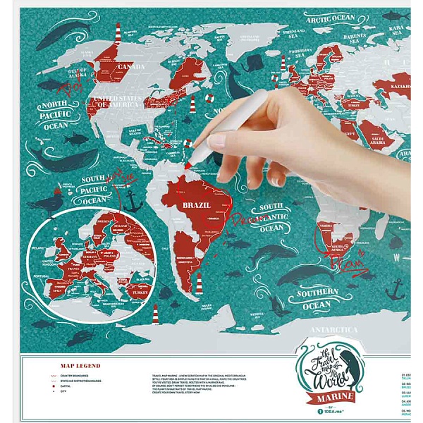 Карта Travel Map Marine World