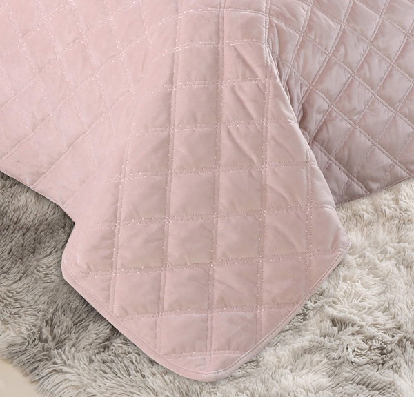 Комплект покрывало и наволочки 230 х 250 см Sofi de Marko Офира пудровый