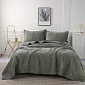 Комплект покрывало и наволочки 240 х 260 см Sofi de Marko Глория зелёный