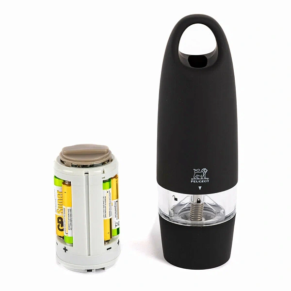 Мельница для соли электрическая 18 см Peugeot Zest чёрный