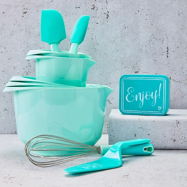 Шпатель 27 см, цвет бирюзовый