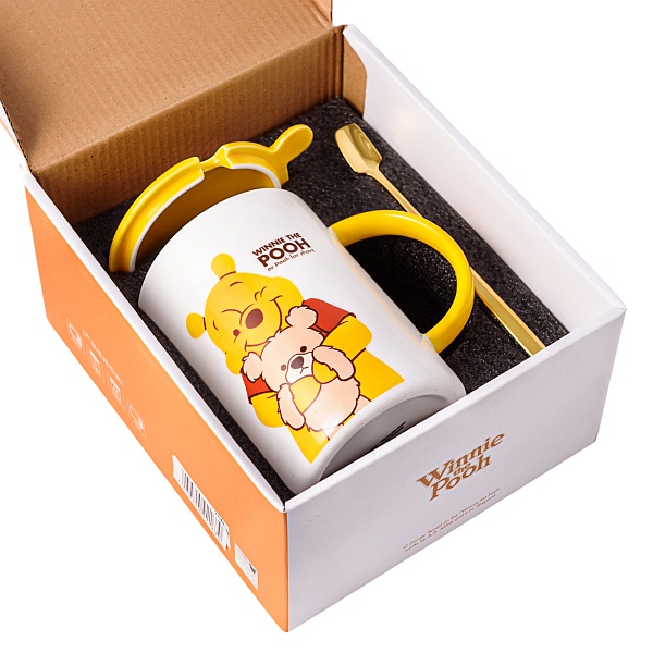 Набор Винни Пух, бежевый/желтый