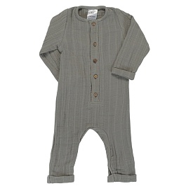 Комбинезон с длинным рукавом 12-18 M Tkano Essential серый