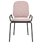 Набор стульев Latitude Ror Double Frame 2 шт велюр чёрный-розовый