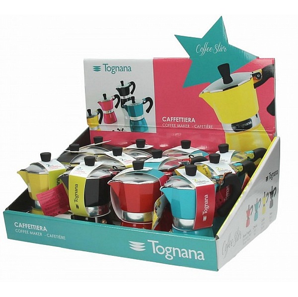 Кофеварка гейзерная на 2 чашки GRANCUCI MULTICOL